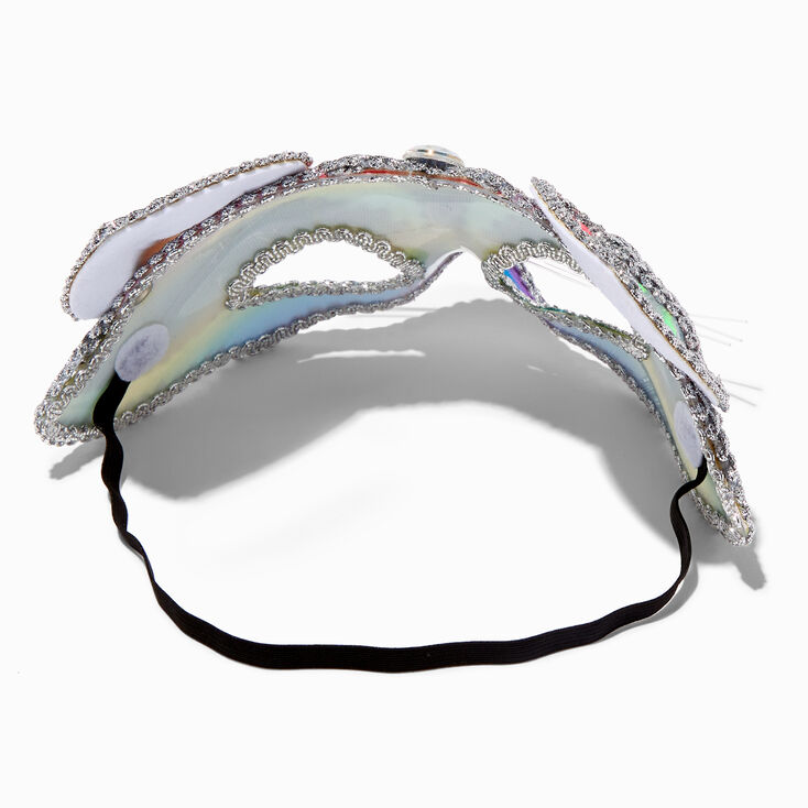Holographic Rainbow Cat Mask,