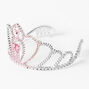 Claire&#39;s Club Ombre Butterfly Faux Gem Crown - Pink,