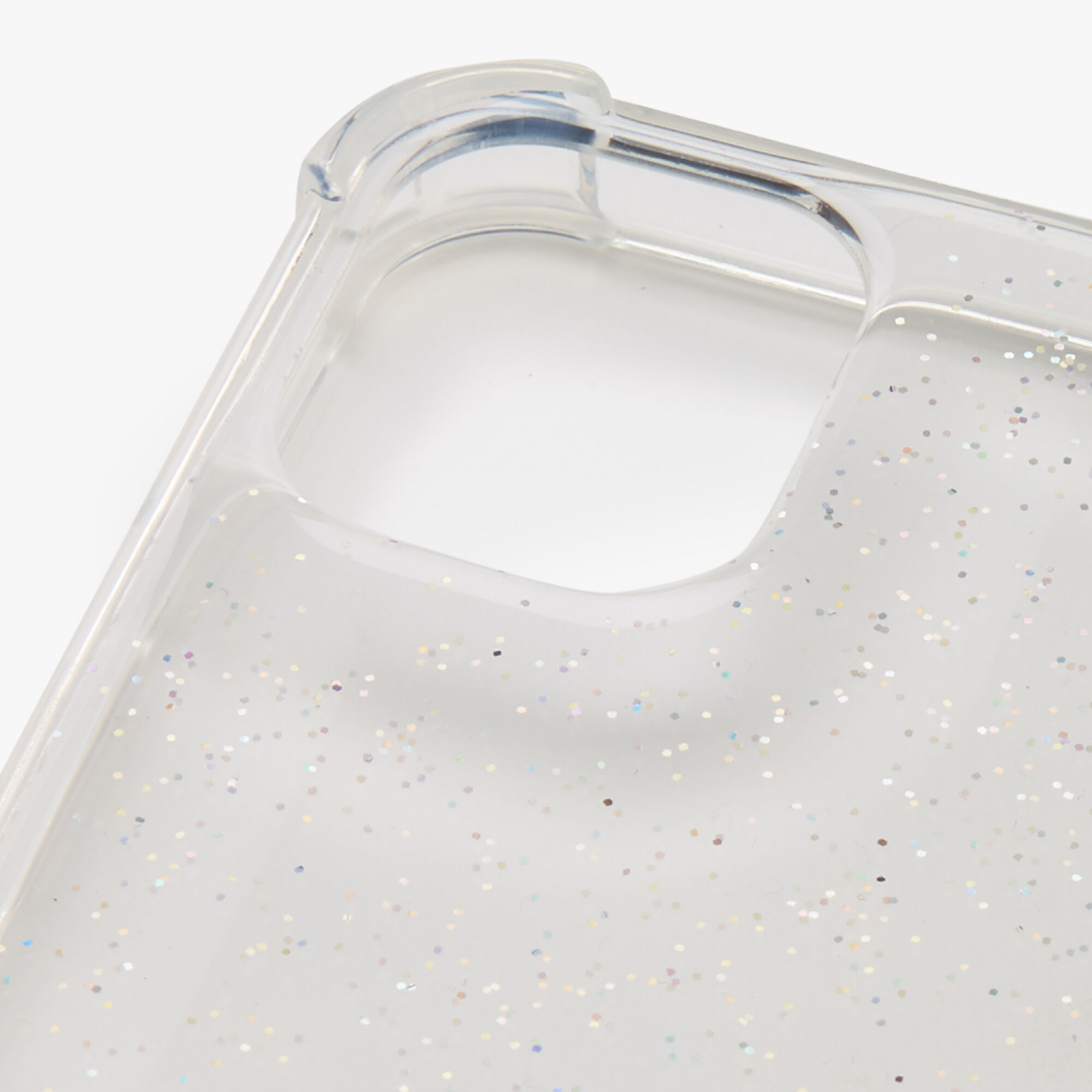Clear Glitter Protective Phone Case - Fits iPhone® 12 Mini,