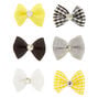 Kids 6 Pack Bow Hair Clips,
