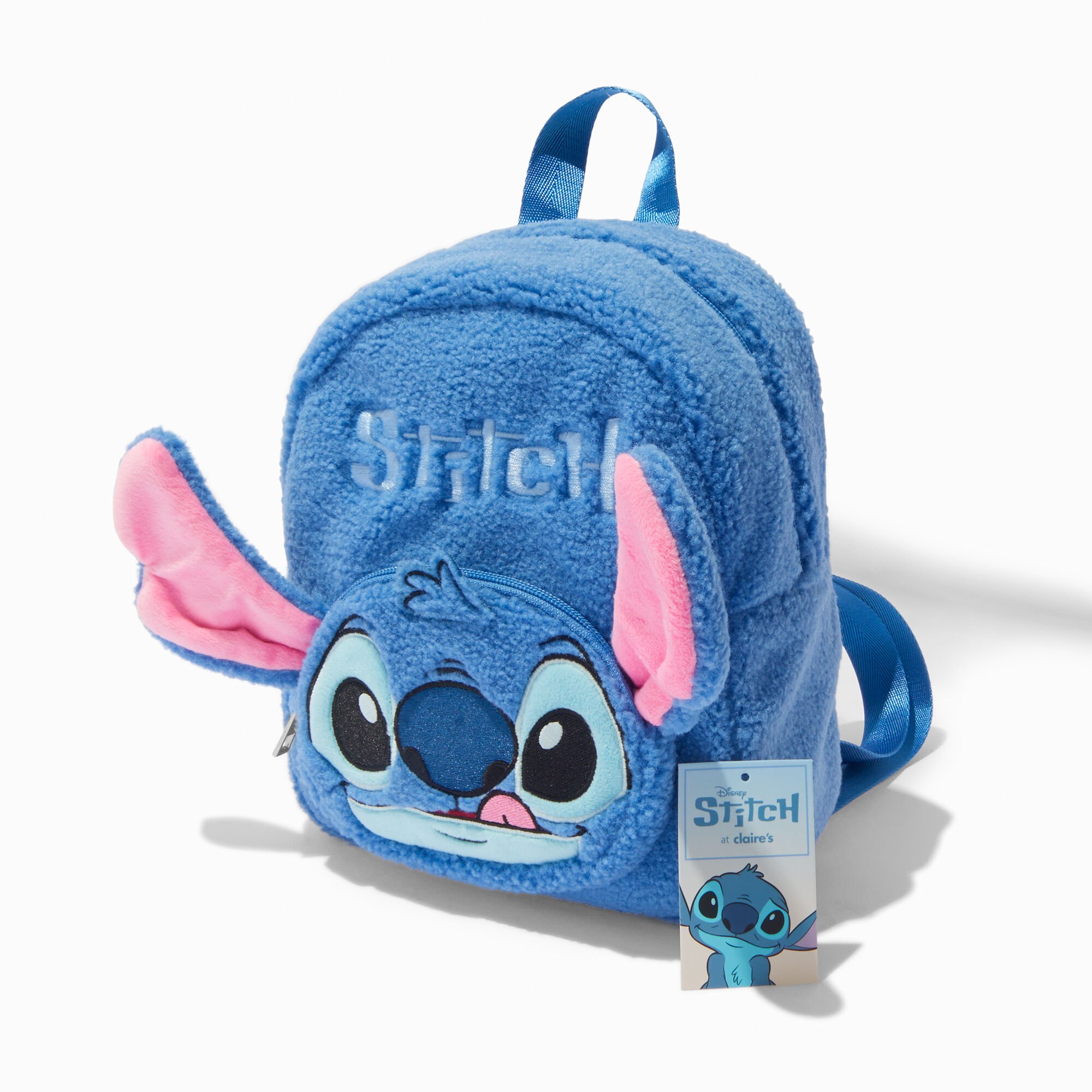 Disney Stitch Claire s Exclusive Cozy Backpack