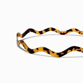 Black &amp; Tortoiseshell Wavy Headbands - 2 Pack,