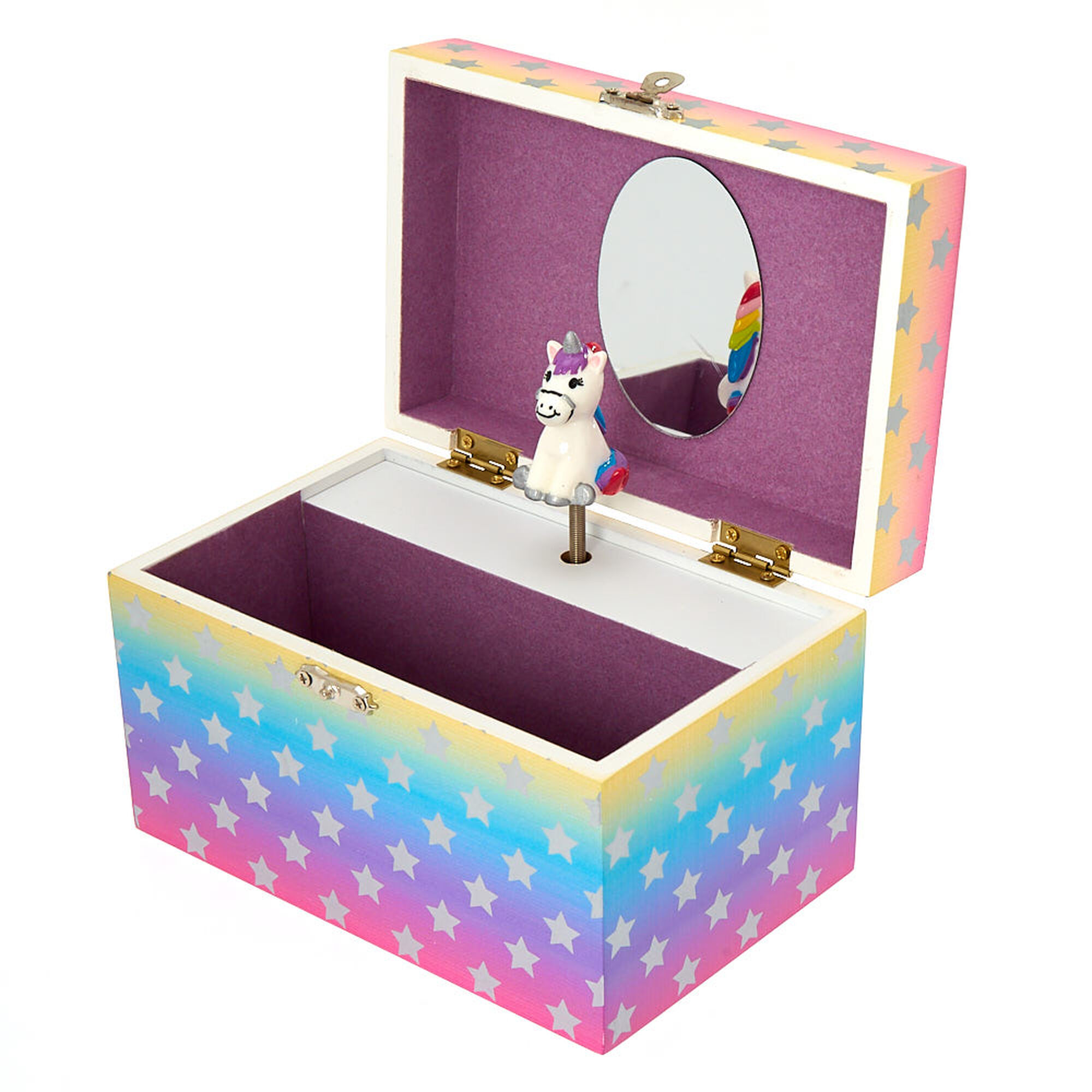 Claire S Club Starbright The Unicorn Music Jewelry Box Claire S Us