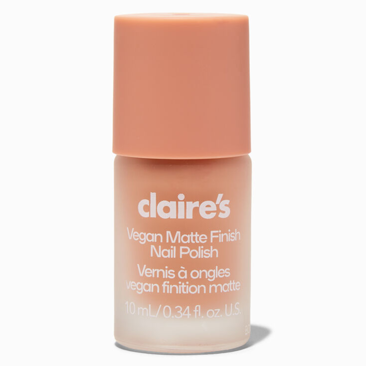 Matte Effect Vegan Nail Polish - Cookie Butter,