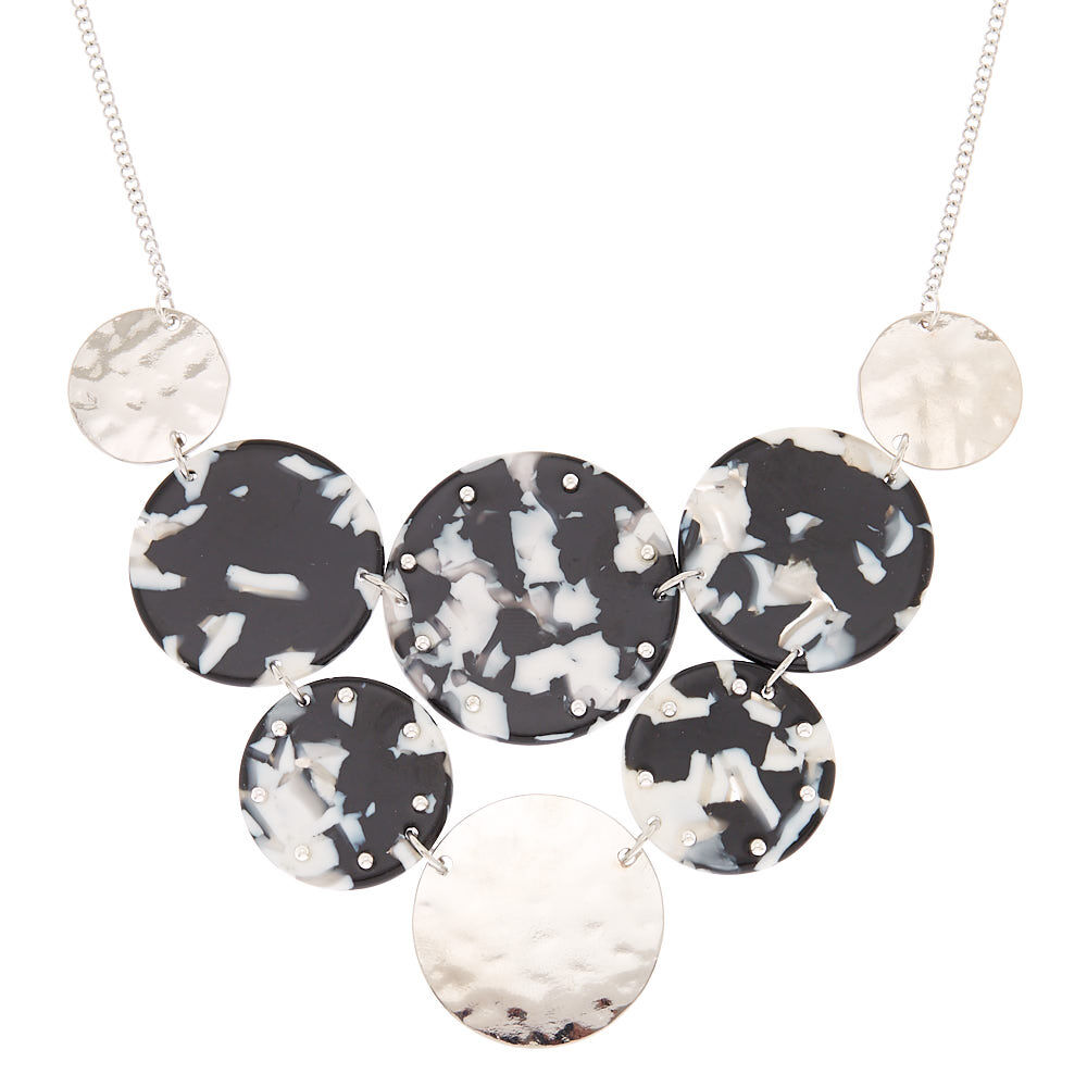 Resin statement necklace on sale