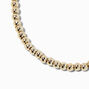 Claire&#39;s Club Gold-tone Beaded Stretch Bracelet,