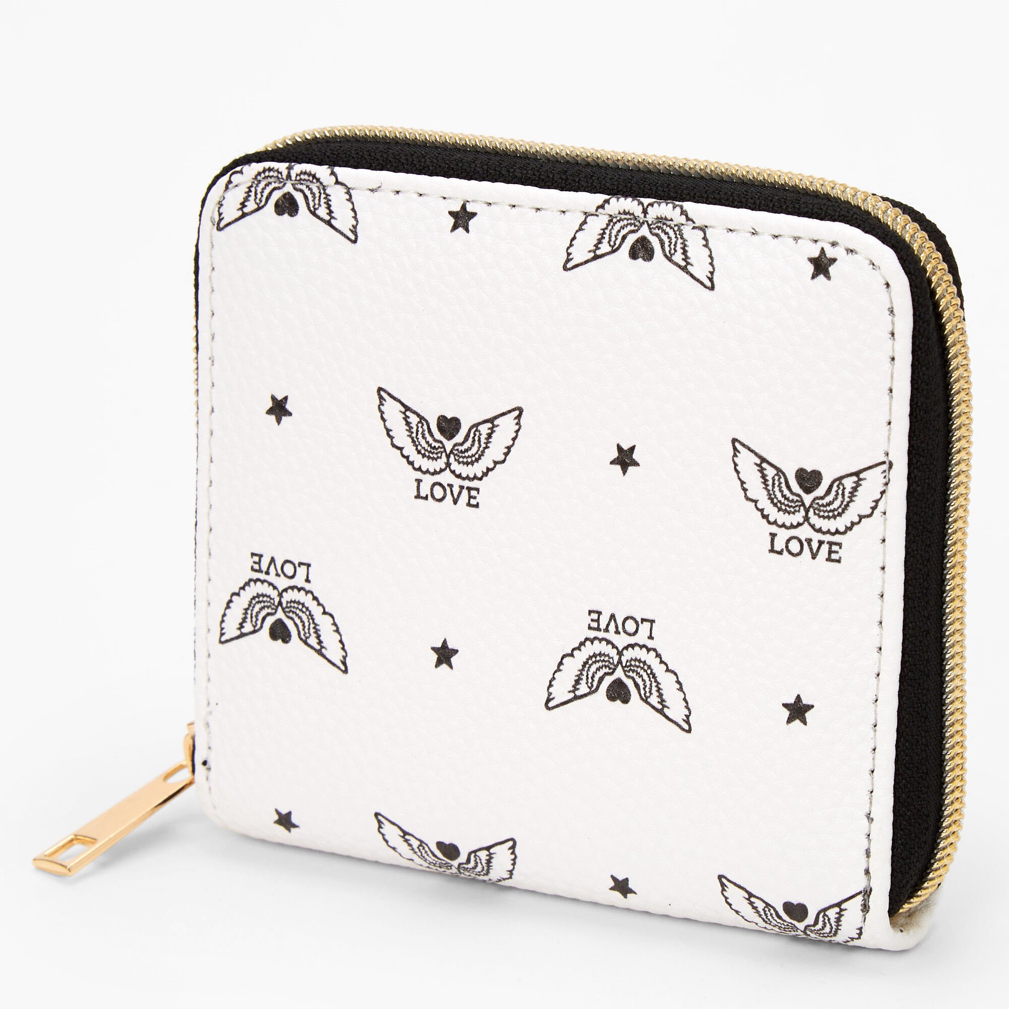 Love Angel Wings Wallet - White,