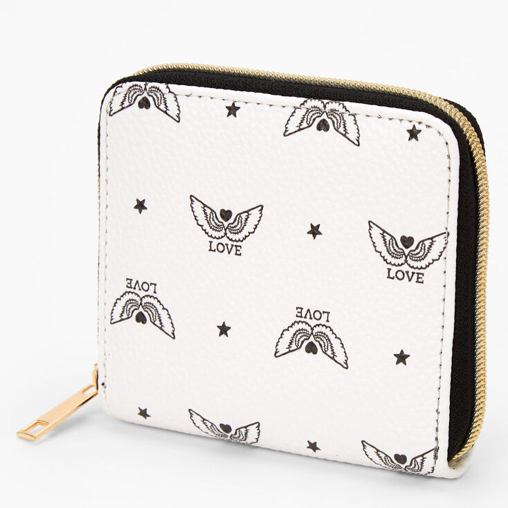 Love Angel Wings Wallet - White,