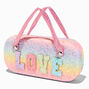 Claire&#39;s Club Glitter Varsity Love Glasses Case Combo,