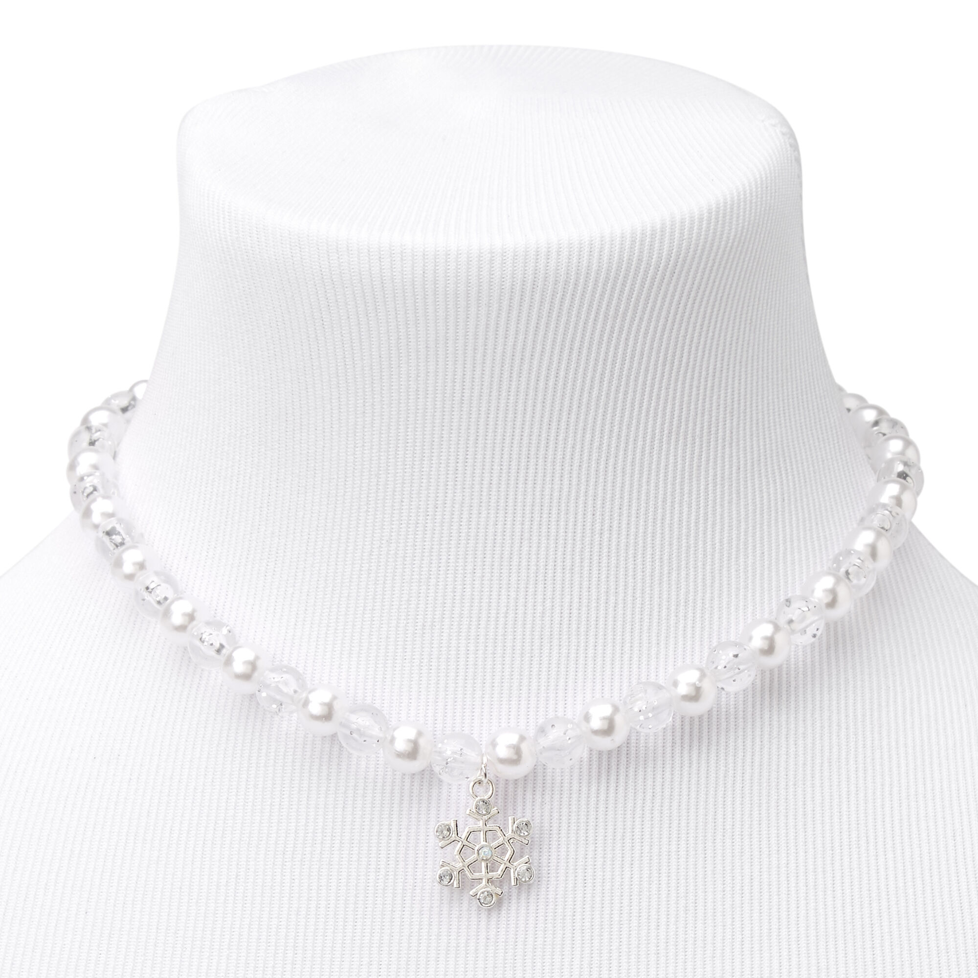 Claire's Club Beaded Snowflake Jewelry Set - 3 Pack,