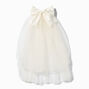 Special Occasion Ivory Bow Veil Hair Comb,