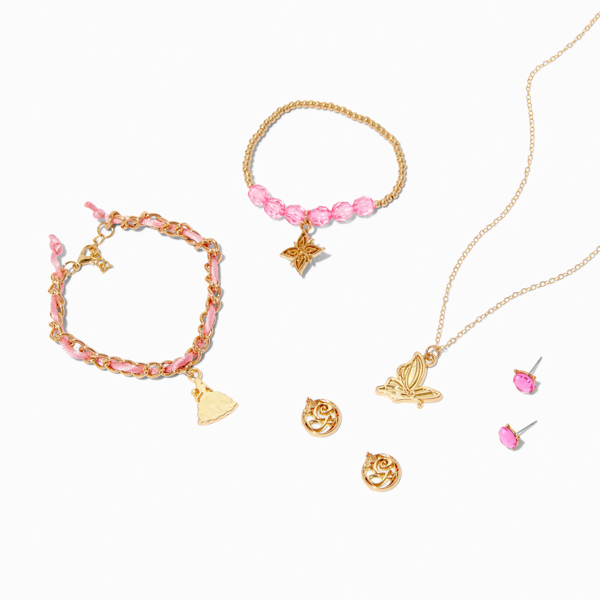 Parure de bijoux rose Wicked™ en exclusivité chez Claire’s - Lot de 5,