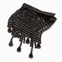 Black Fringe Teardrop Hair Clip,