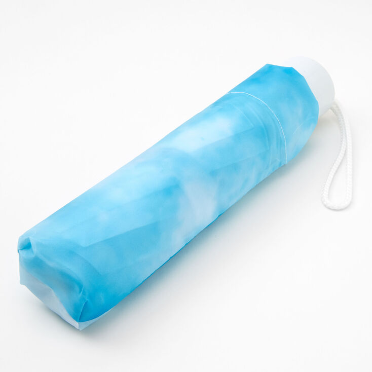 Blue Tie Dye Umbrella,