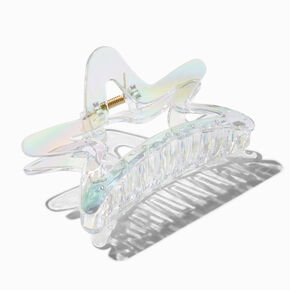 Holographic Clear Star Hair Claw,