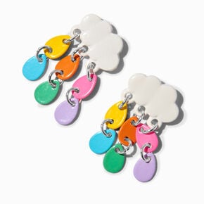 Rainbow Cloud 0.5&quot; Drop Earrings ,