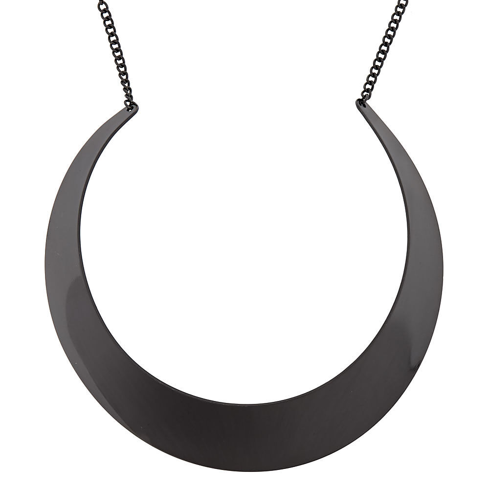 Hematite Collar Choker Necklace,