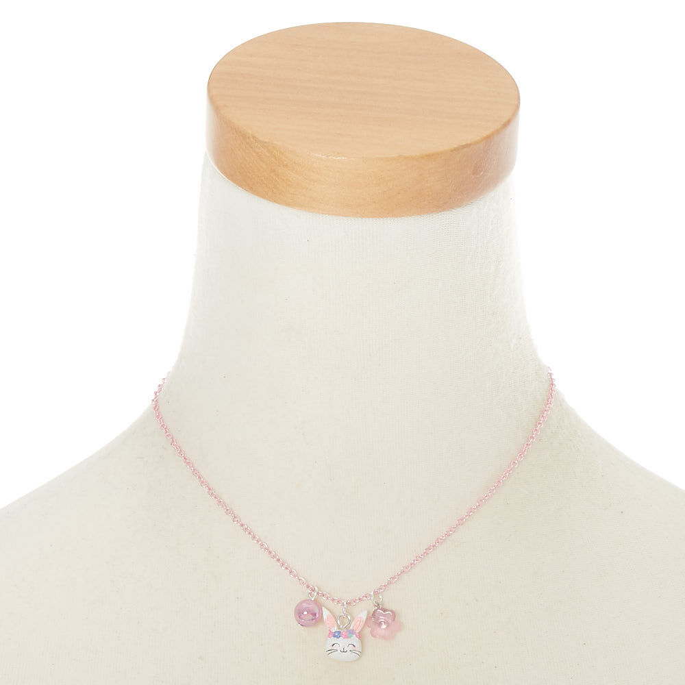 Claire's Club Claire the Bunny Jewellery Set - Pink, 3 Pack,