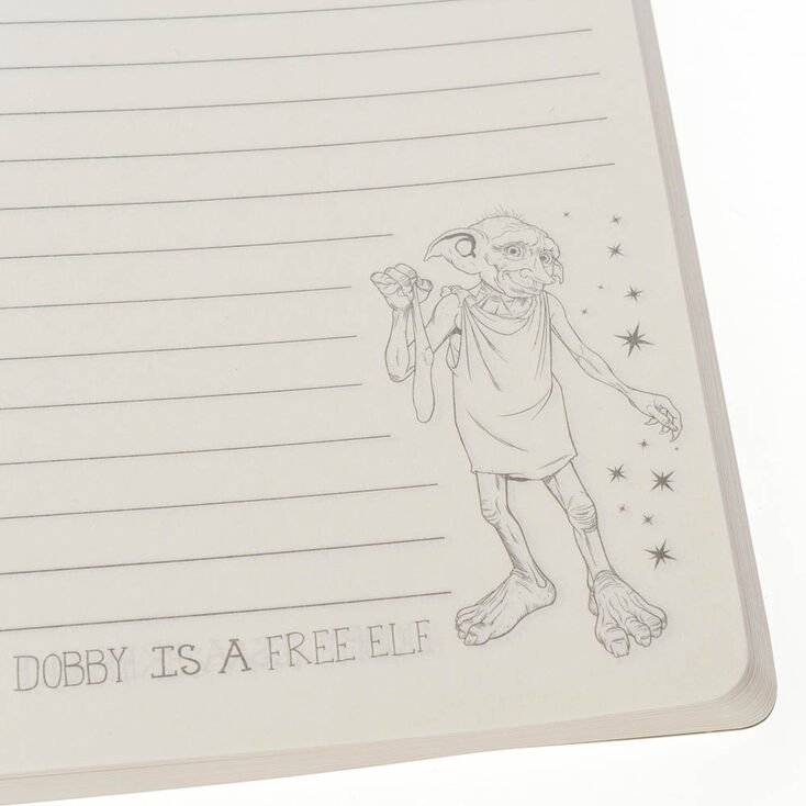 Carnet A5 Harry Potter&trade; Dobby l&rsquo;Elfe de maison de couleur cr&egrave;me,
