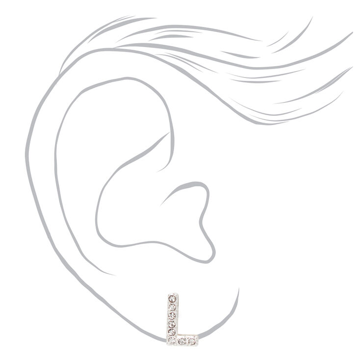 I love you in Stud Earrings : Silver – 58 Creativity