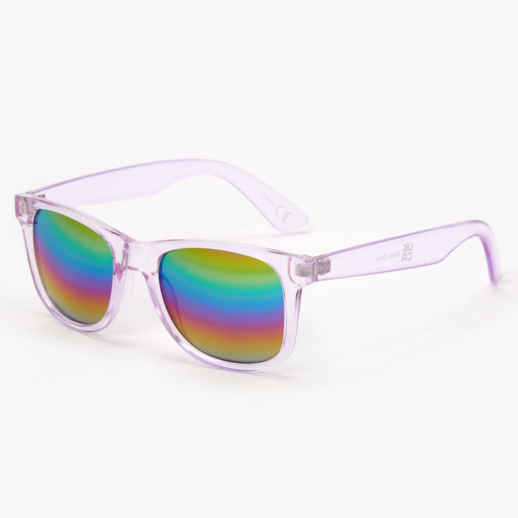 Purple Retro Frost Sunglasses,