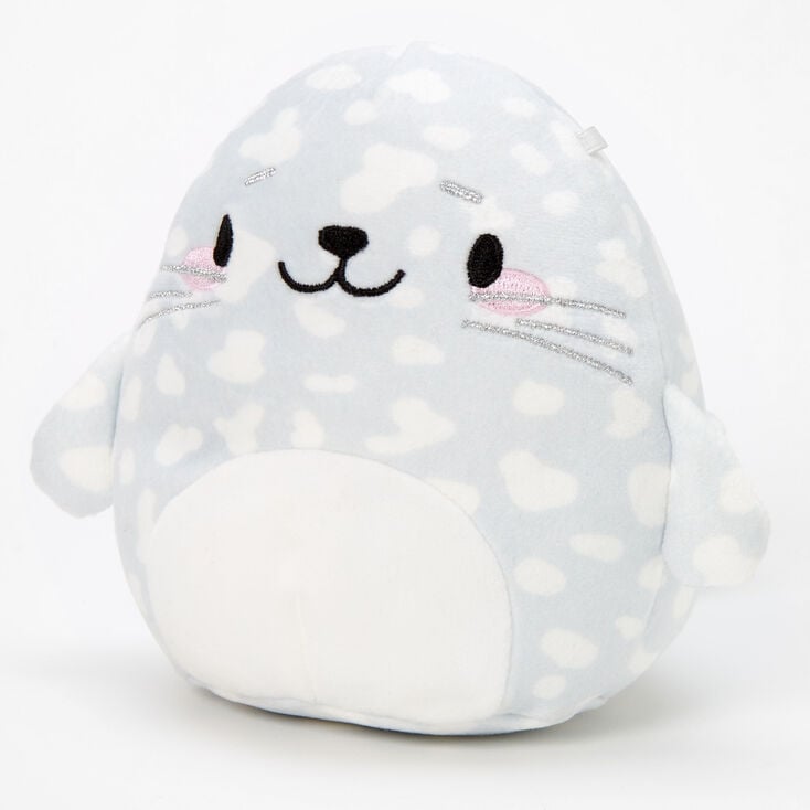 Squishmallows&trade; 5&quot; Claire&#39;s Exclusive Spotted Seal Plush Toy,