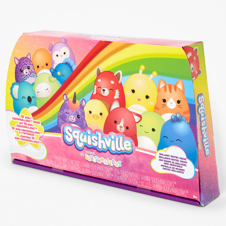 Squishmallows&trade; Squishville Mini Squishmallows&trade; Brilliant Besties Squad &#40;14 pack&#41; - Styles May Vary,