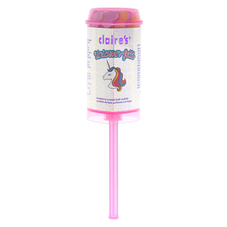 Unicorn Fetti Strawberry Scented Bath Confetti Claire S