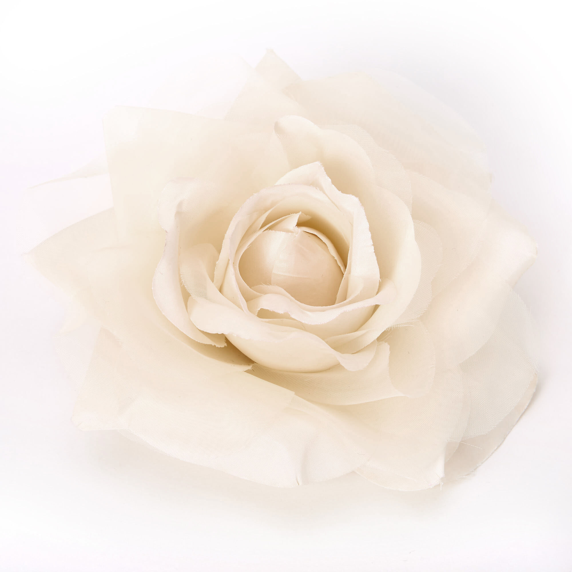 Cream rose store hair clip