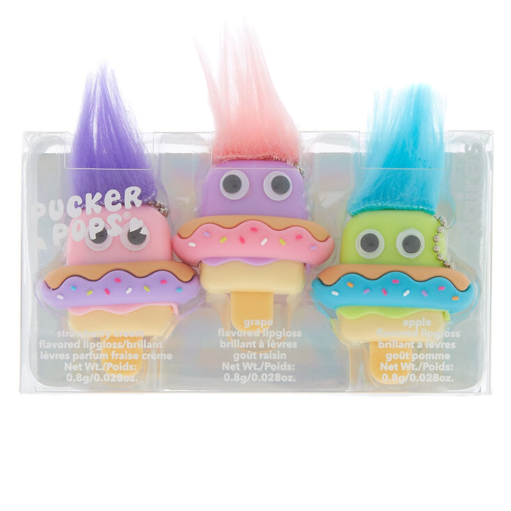 Pucker Pops Donut Floaty Lip Gloss Set - 3 Pack,