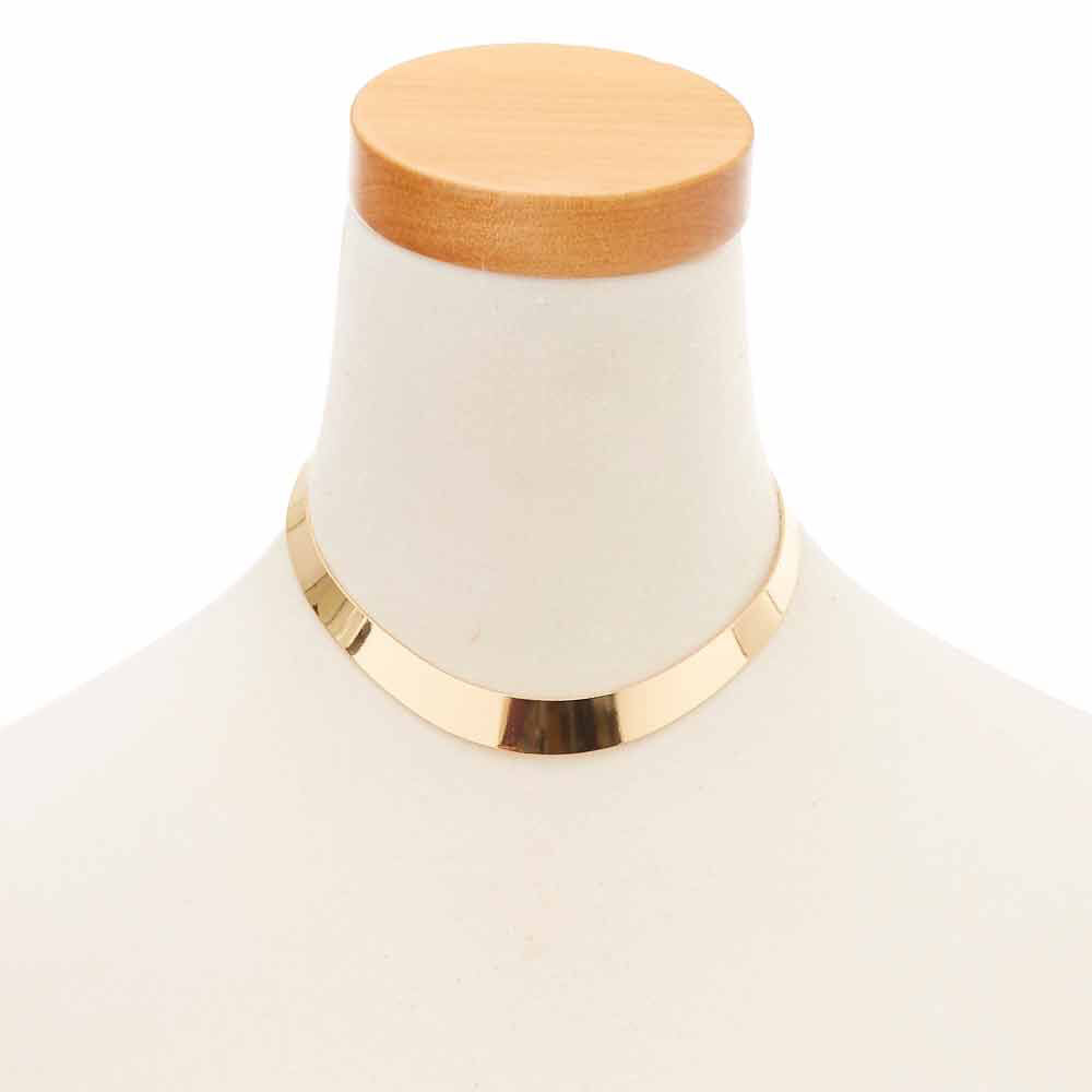 gold collar choker necklace