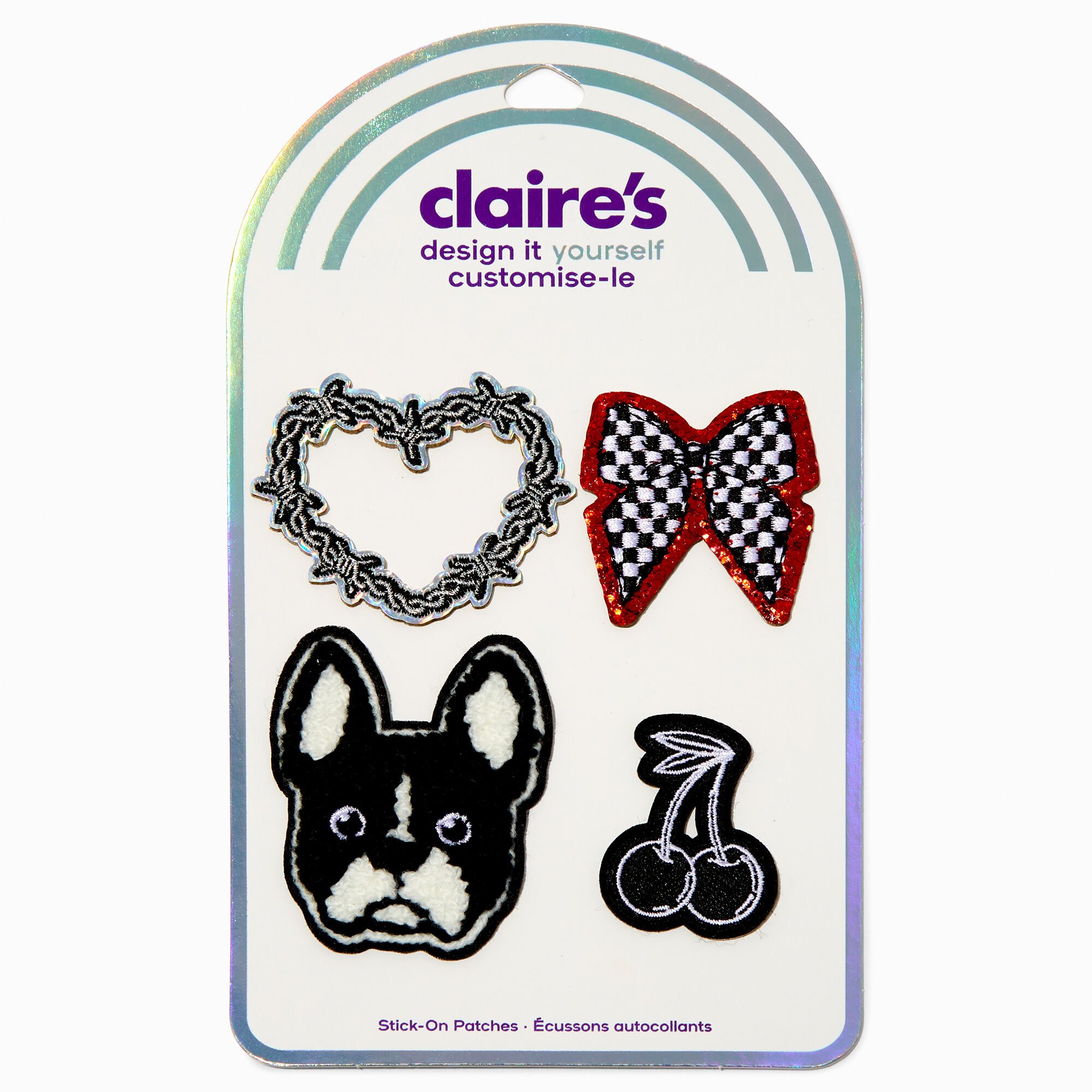 Edgy Stick-On Patches - 4 Pack,