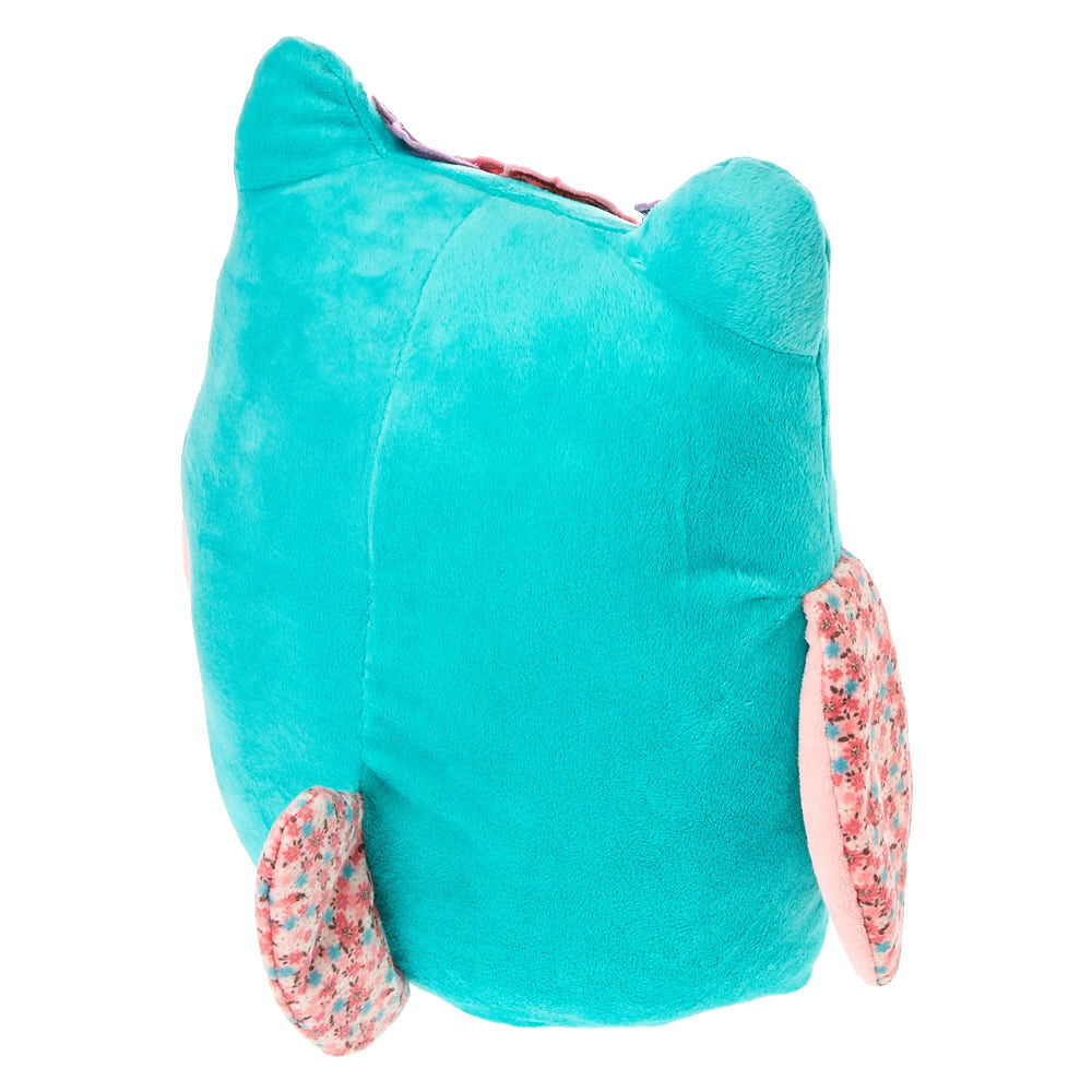 Claire's Club Medium Hazel the Owl Soft Toy - Teal,
