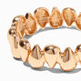 Gold-tone Teardrop Stretch Bracelet,