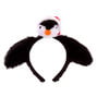 Plush Penguin Headband - Black,