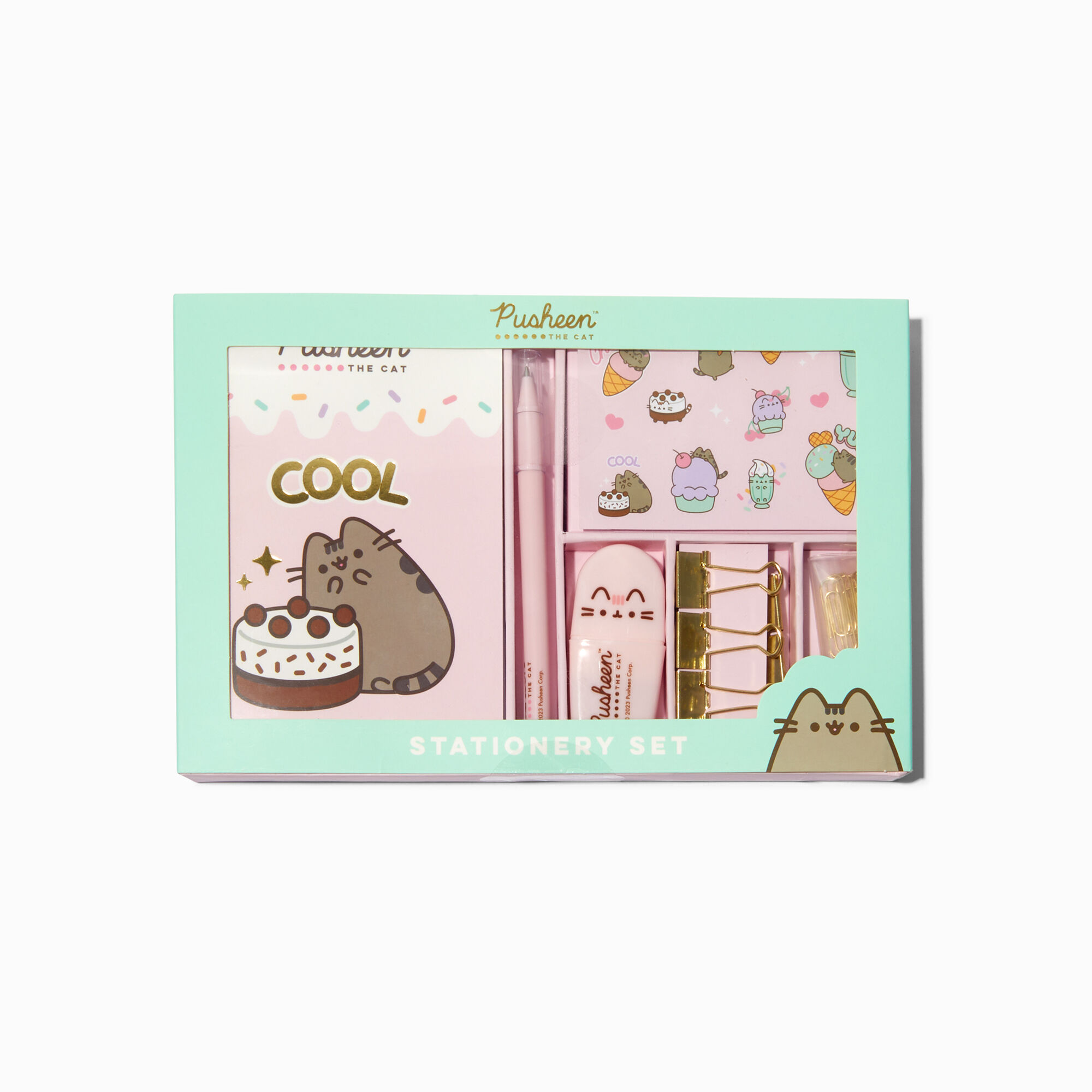 View Claires Pusheen Premium Stationery Set information