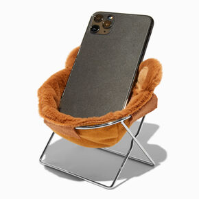 Brown Bear Papasan Chair Phone Holder,
