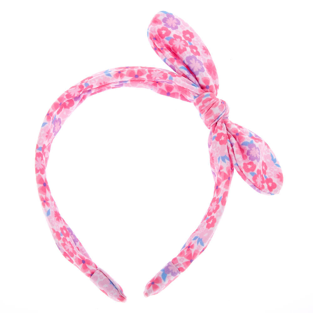 Claire's Club Knot Headband - Pink,