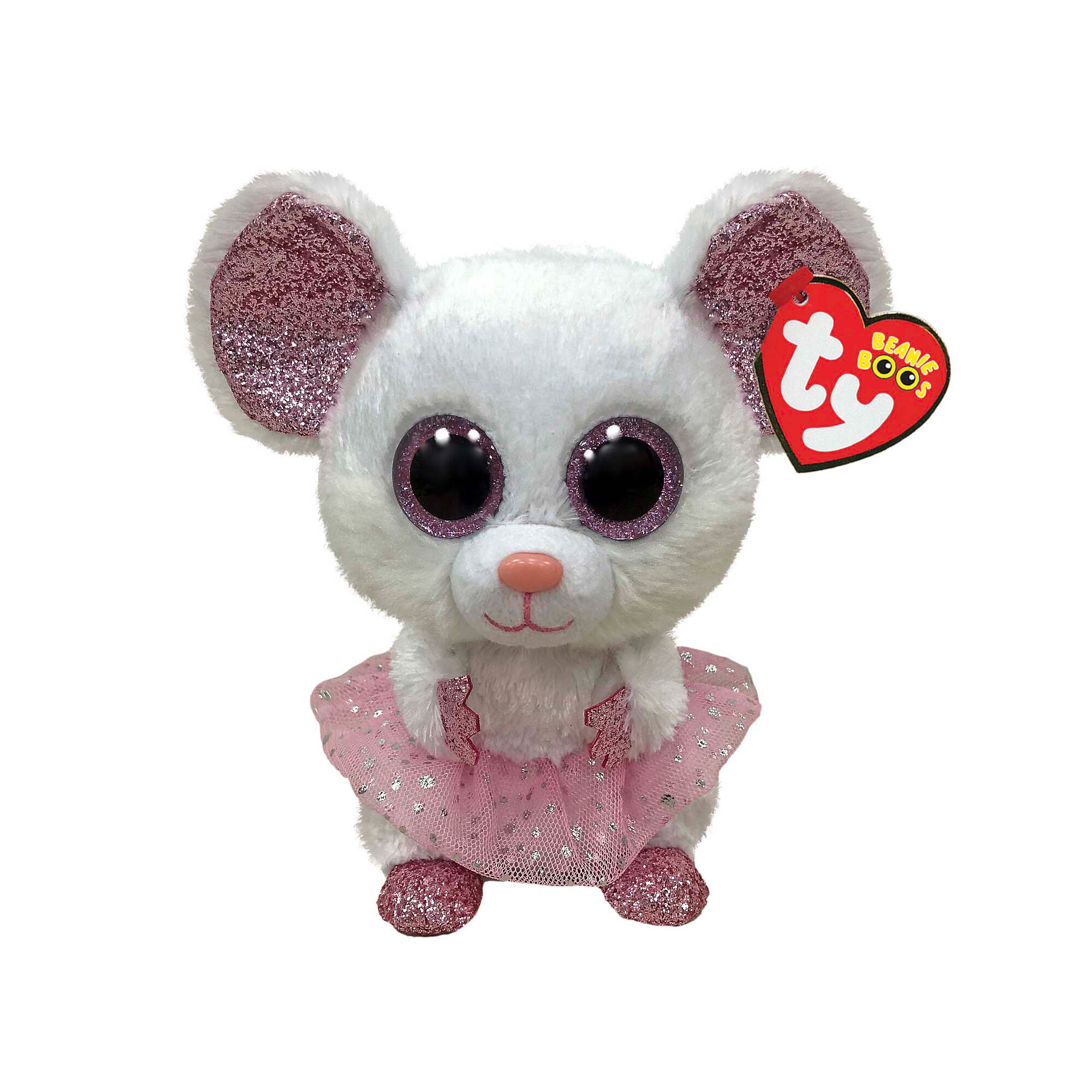 Ty® Beanie Boo Nina the Mouse Soft Toy