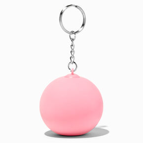 Initial Pink Stress Ball Keychain - M,