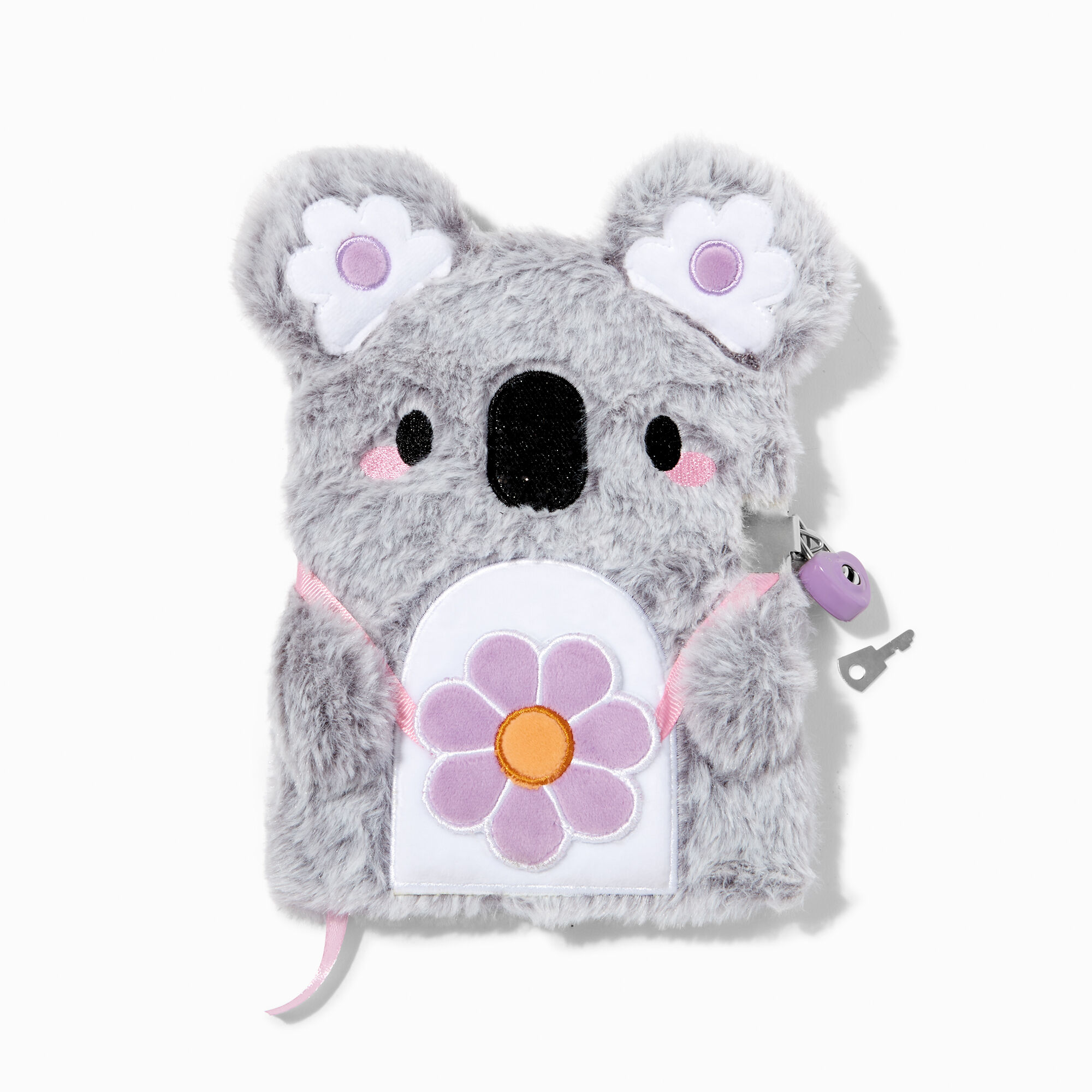 View Claires Daisy Purse Koala Plush Lock Diary information