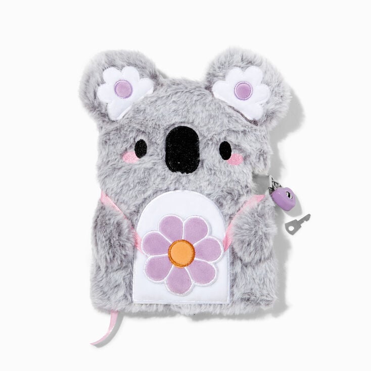 Daisy Purse Koala Plush Lock Diary,