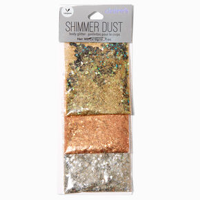 Mystic Shimmer Dust Vegan Body Glitter - 3 Pack,