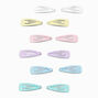 Claire&#39;s Club Pastel Rainbow Mini Snap Hair Clips - 12 Pack,