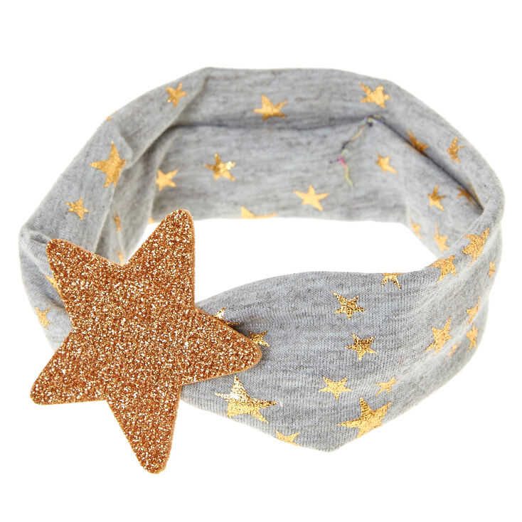 Claire&#39;s Club Stars Headwrap - Grey,