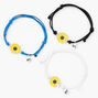 Best Friends Sunflower Adjustable Bracelets &#40;3 Pack&#41;,