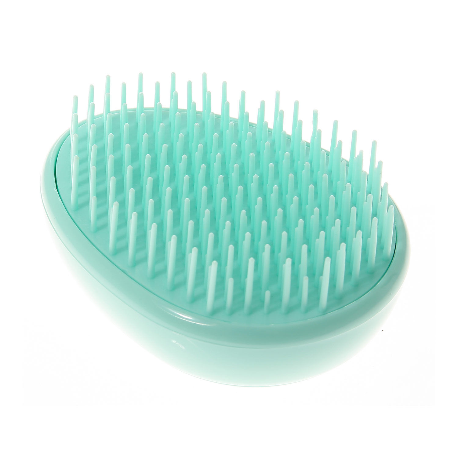 Mini brosse à cheveux vert menthe,