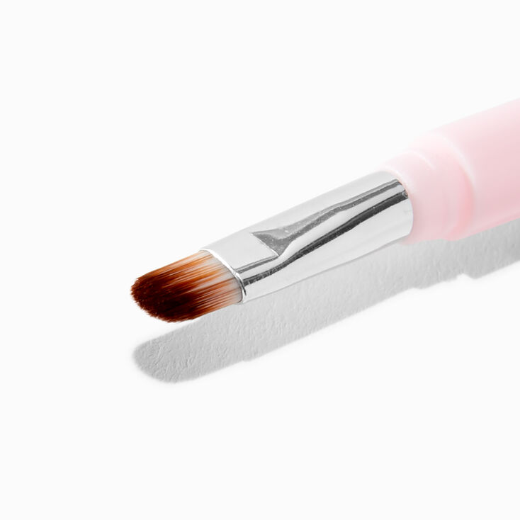 Pink Travel 4-in-1 Makeup Brush Set - 4 Pack,
