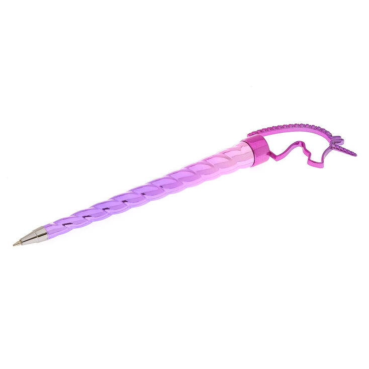 Stylo licorne rose,