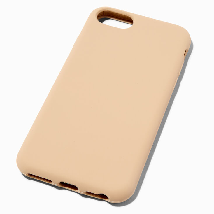 Solid Taupe Silicone Phone Case - Fits iPhone&reg; 6/7/8/SE,